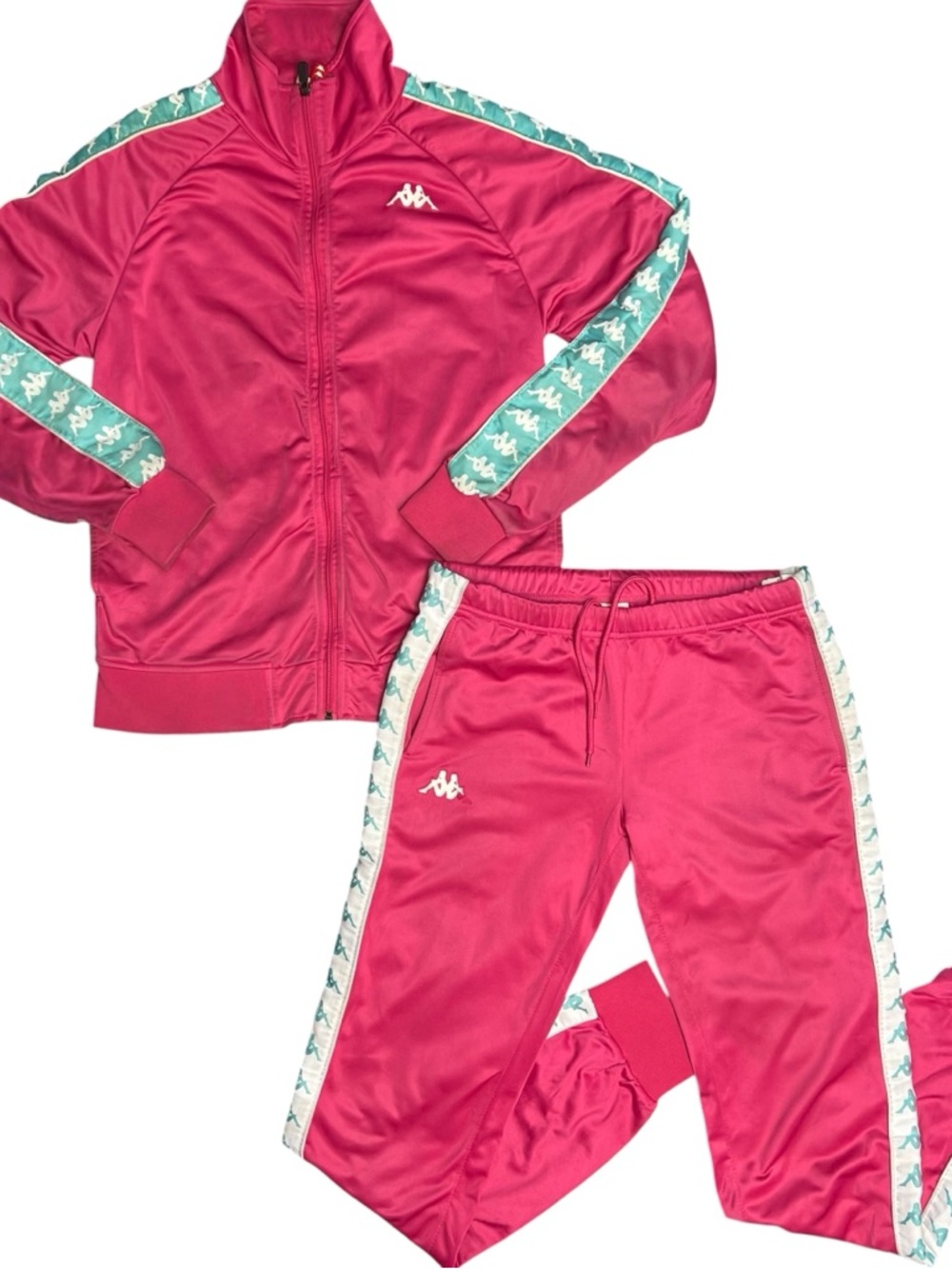 Kappa Pink Track Jacket & Pants Set